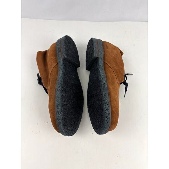 Donald J. Pliner Levi Chukka Boots Calf Suede Cognac Men's 8 M - Picture 7 of 14